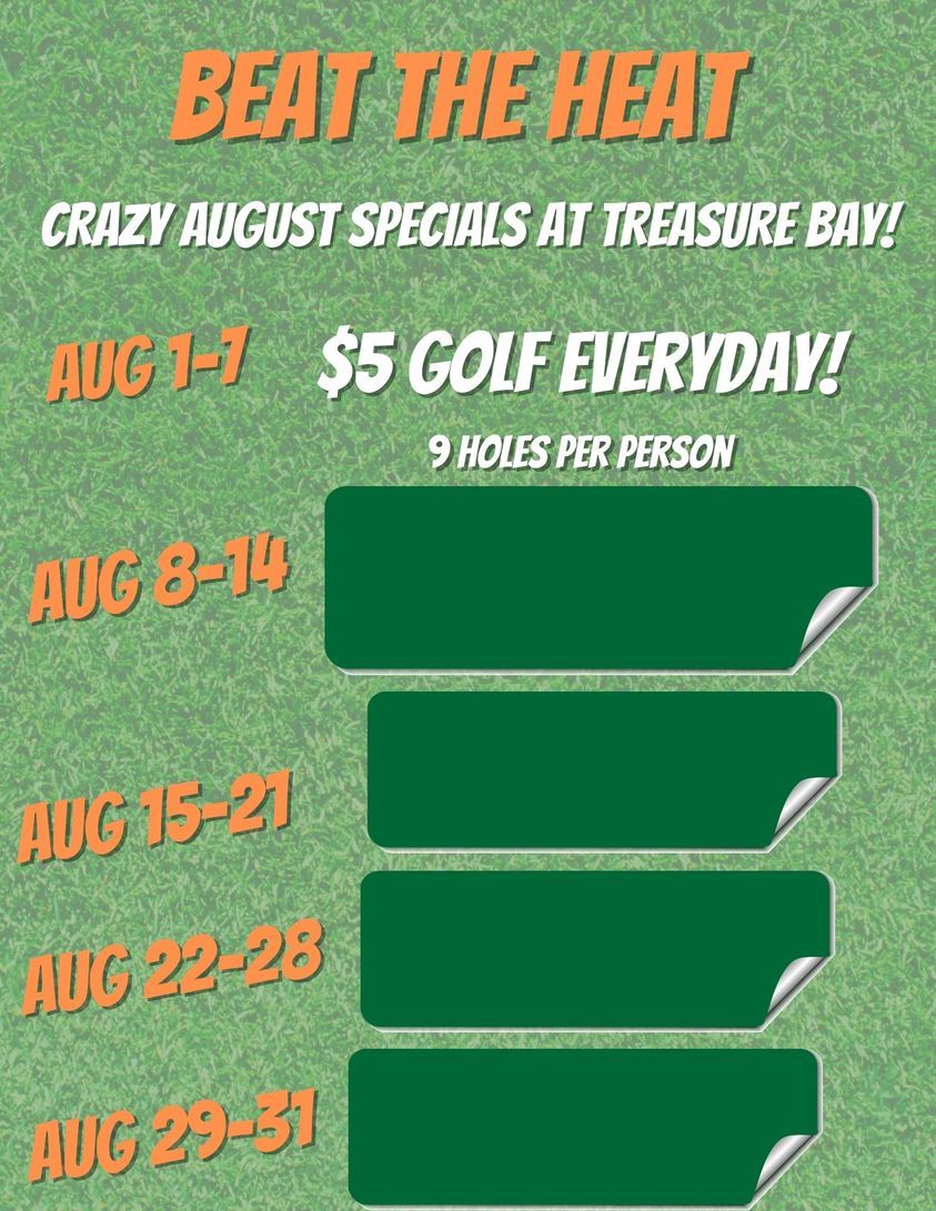 Beat the Heat Deals at Treasure Bay Golf and Tennis