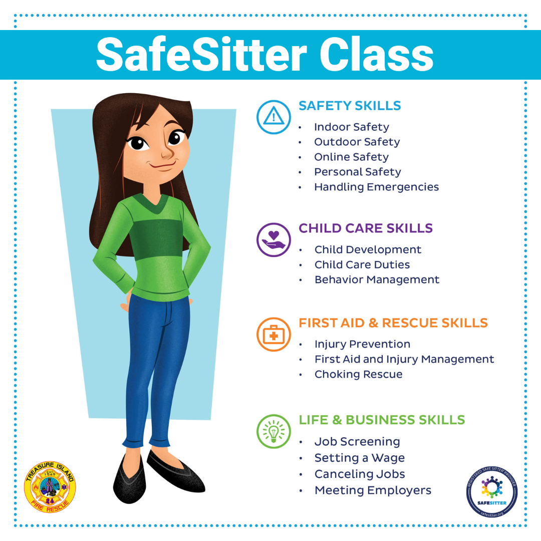 Safe Sitter classes now being offered by Treasure Island Fire Rescue