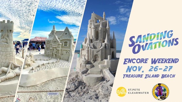 Sanding Ovations encore weekend on Treasure Island Beach, Nov. 26-27