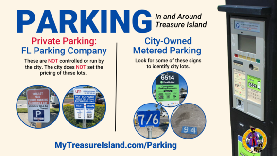 Parking in the city of Treasure Island