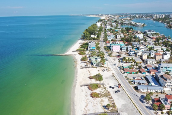 Aerial view of Sunset Beach