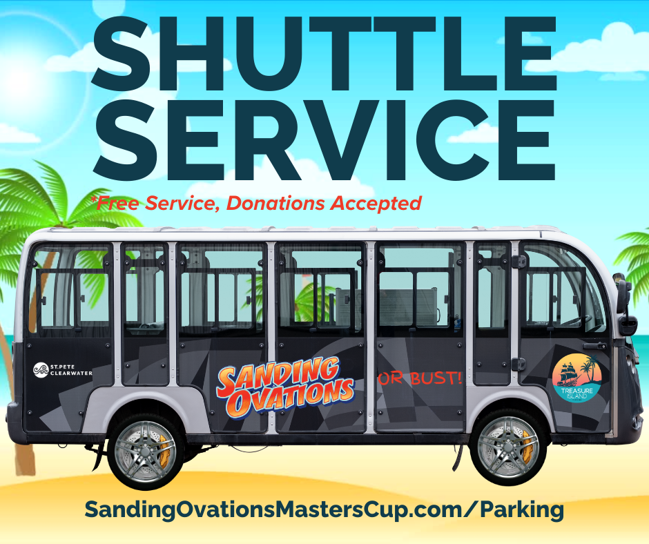 Sanding Ovations shuttle service