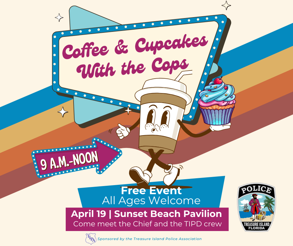 Coffee and cupcakes with the cops