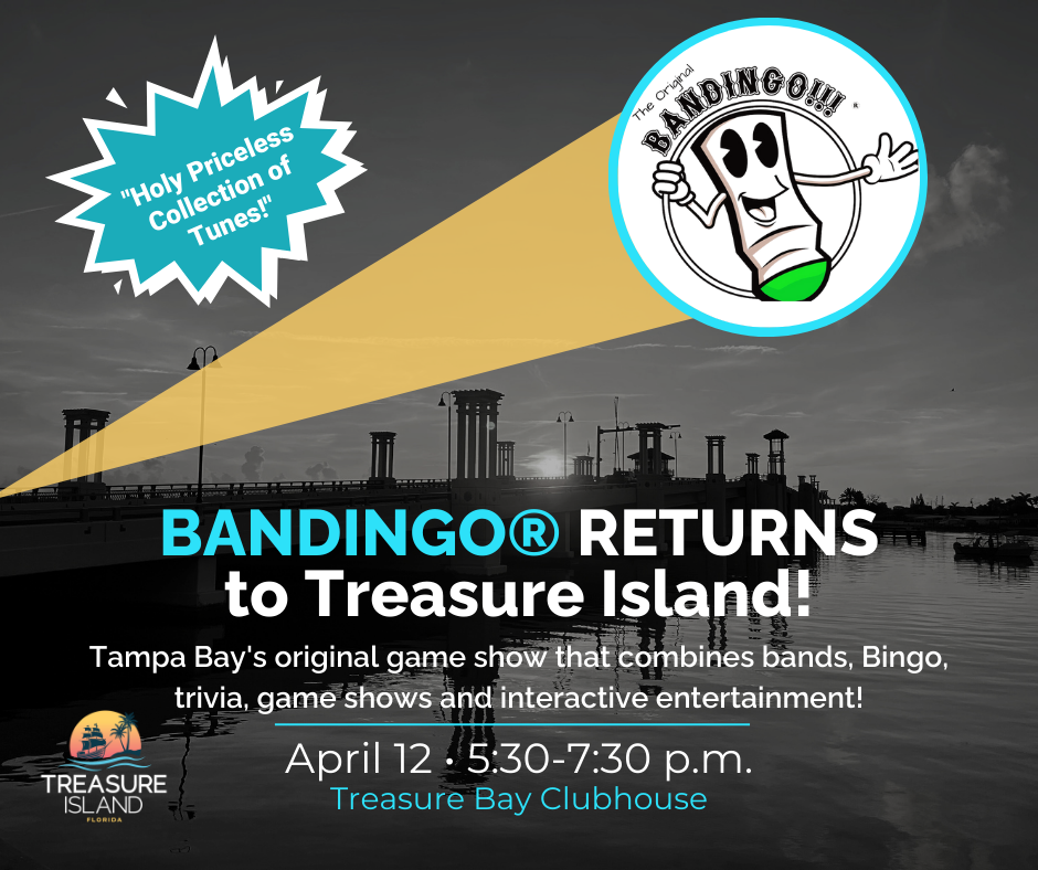 Bandingo returns to Treasure Bay on April 12 from 5:30 to 7:30 p.m.