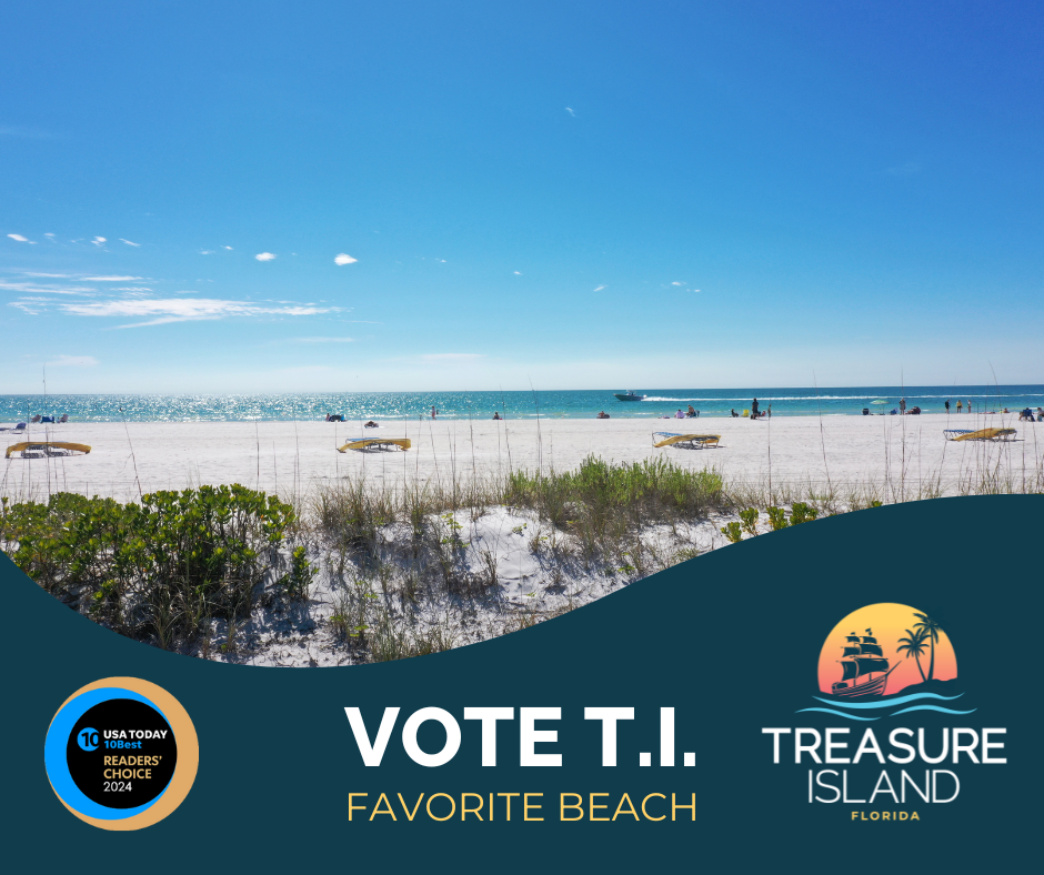 Vote Treasure Island Best Florida Beach