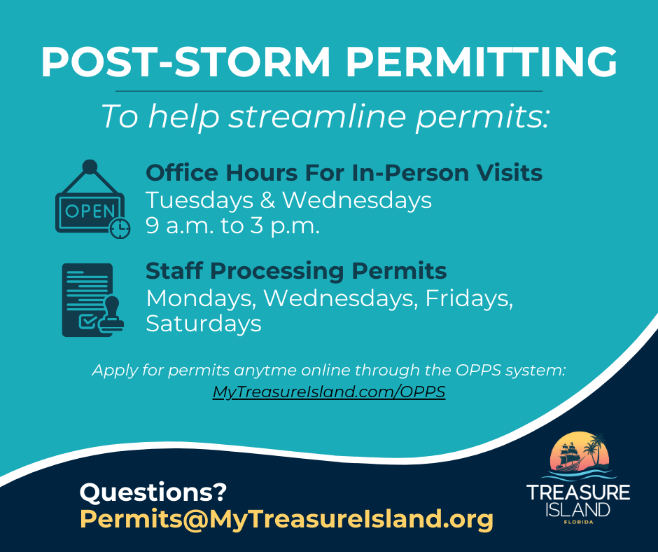 New permitting hours for the Community Development Department