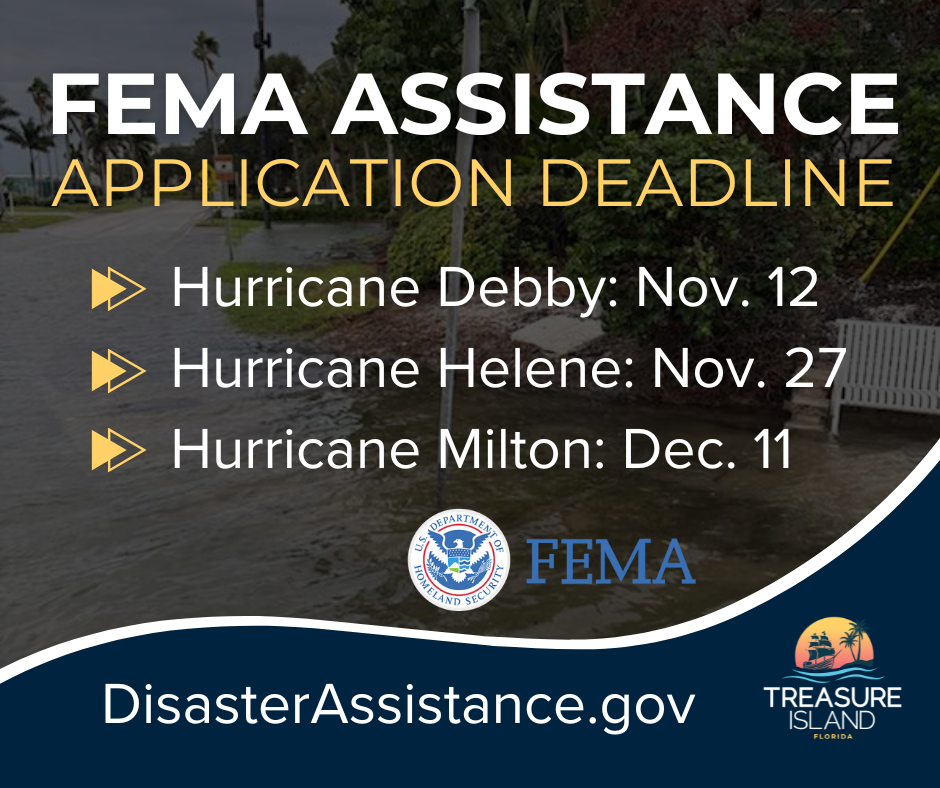 FEMA Assistance deadlines