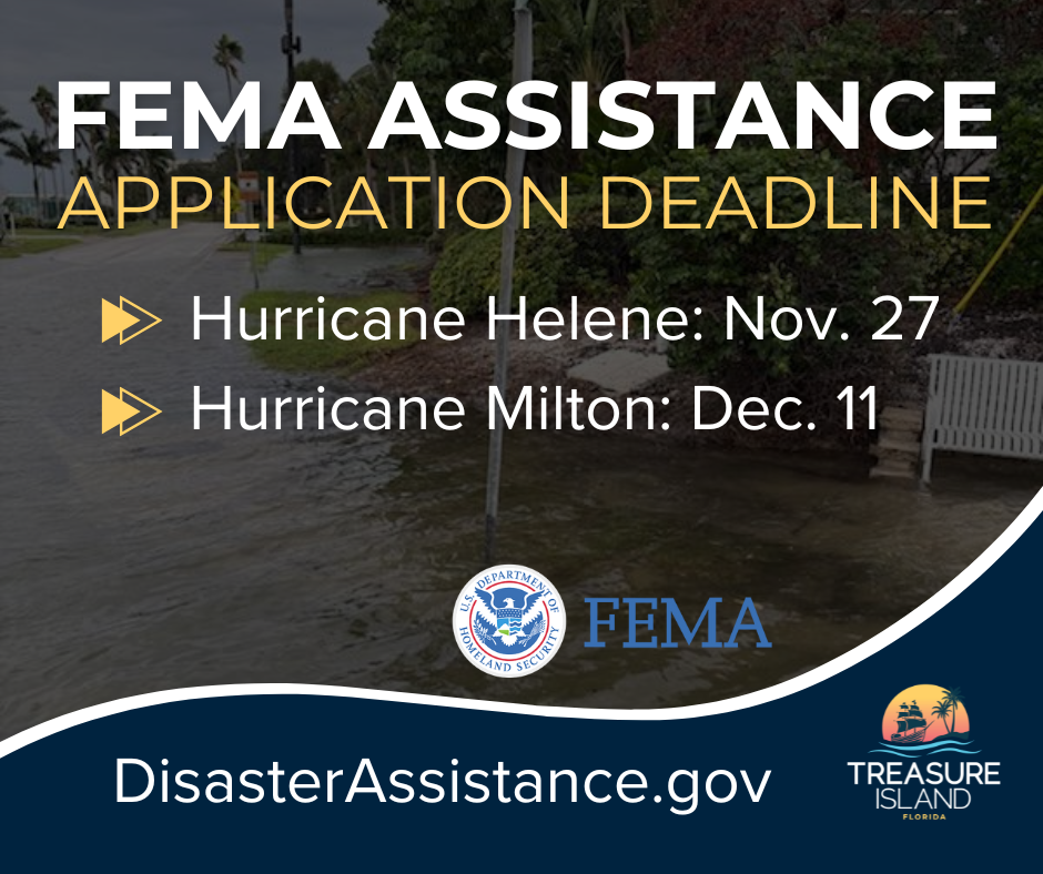 FEMA Assistance deadlines
