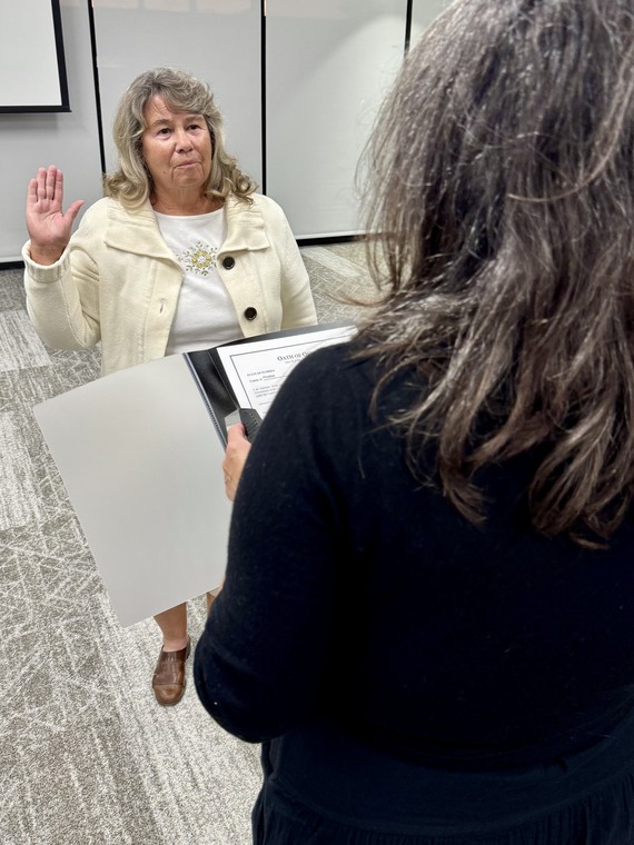 Commissioner Crabill Swearing In