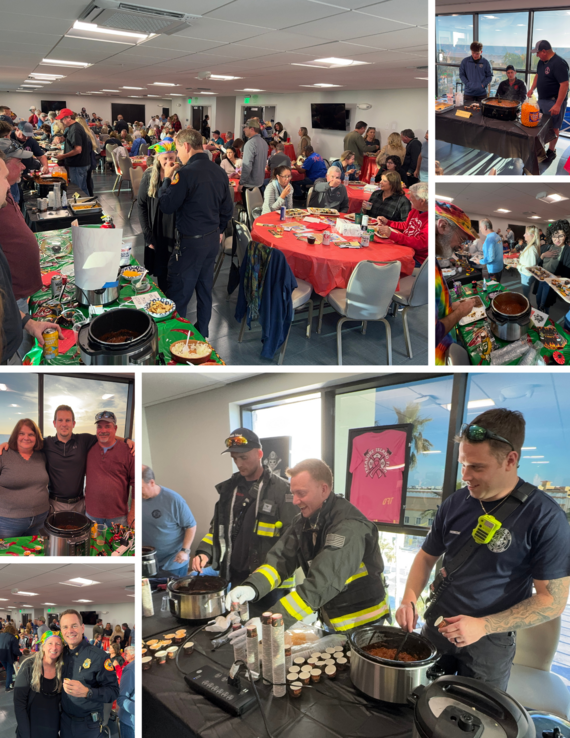 Treasure Island Fire Rescue Chili Cook-Off collage
