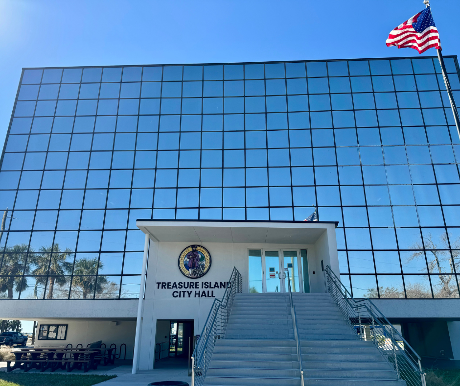 Front of Treasure Island City Hall