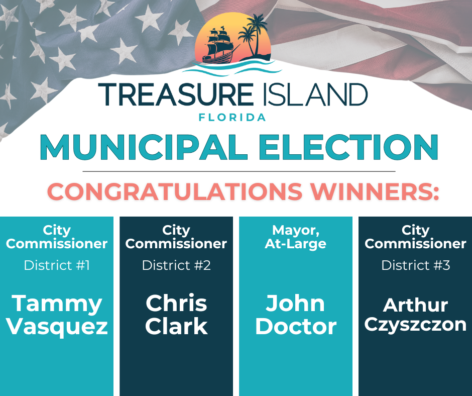 Treasure Island Municipal Election winners