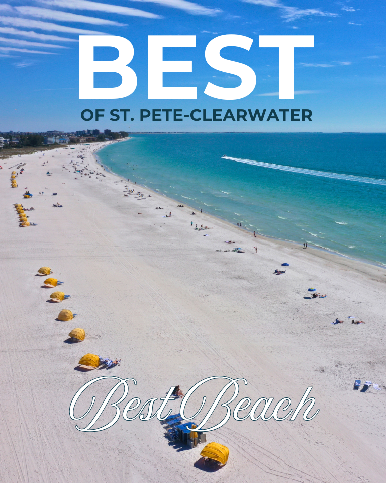 Best of St. Pete-Clearwater. Vote Treasure Island Beach as Best Beach