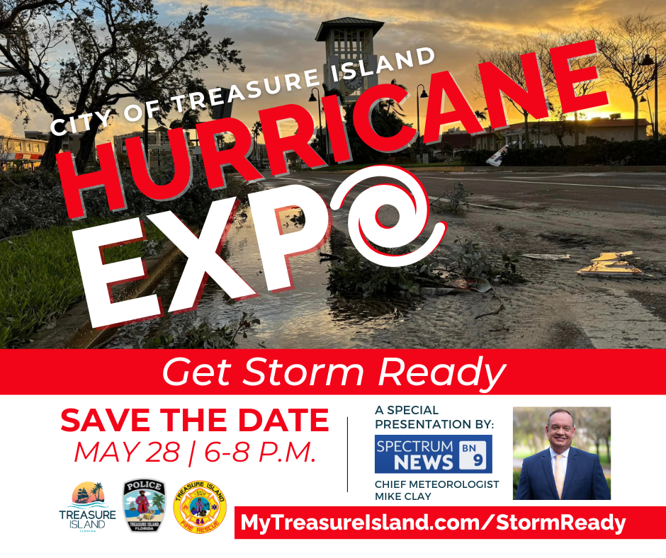 Treasure Island Hurricane Expo will be May 28 on the fifth floor of City Hall