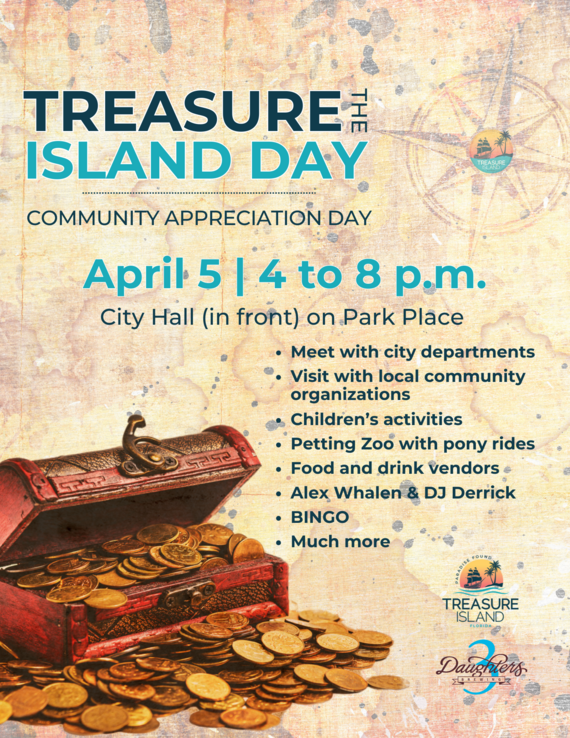 Community Appreciation Day will be on April 5 from 4 to 8 p.m. in front of City Hall