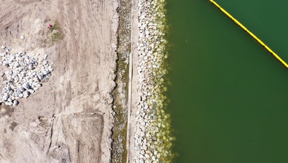 Treasure Bay Living Shoreline aerial