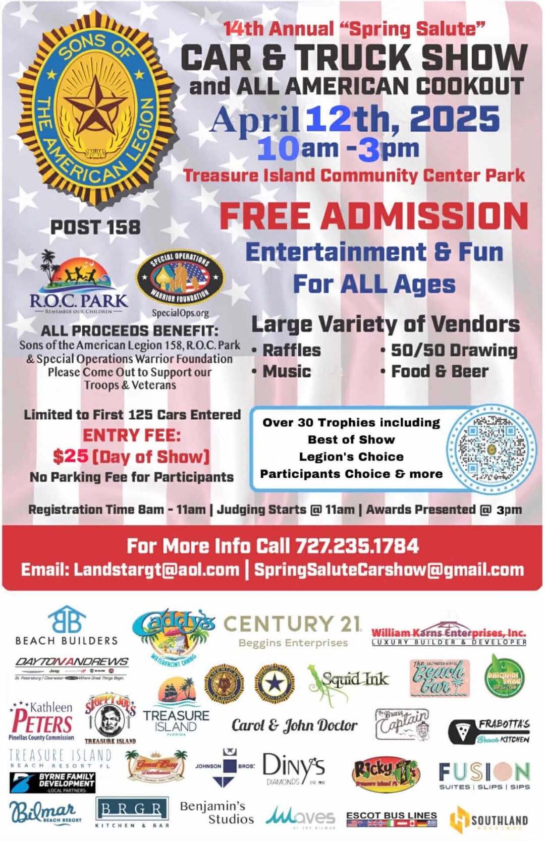 America Legion Car Show Flyer