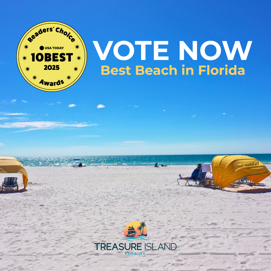 Vote for Treasure Island as Best Florida Beach in USA Today's 10 Best