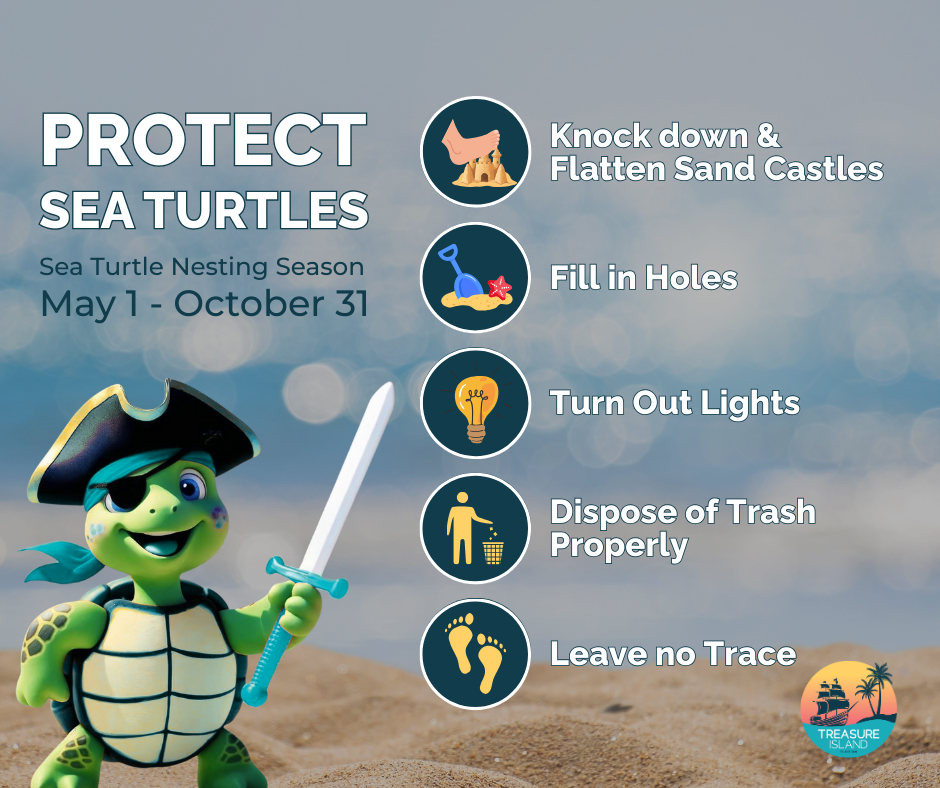 Sea turtle Nesting Season is May 1 through October 31