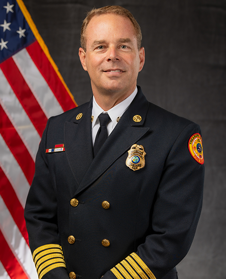 Treasure Island Fire Chief Trip Barrs headshot