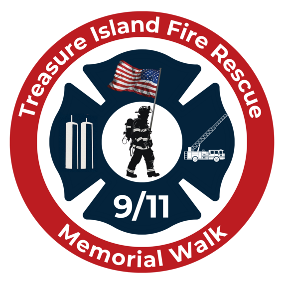 Treasure Island Fire Rescue 9-11 Memorial Walk Logo