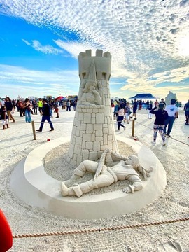 Sand sculpture