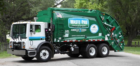 Waste Pro Garbage Truck
