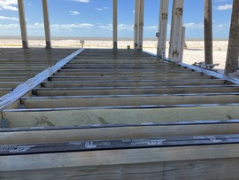 Sunset Beach Pavilion under construction