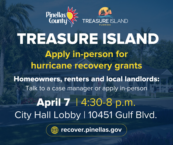 Pinellas Recovers Event in City Hall Lobby on April 7 from 4:30 to 8 p.m.