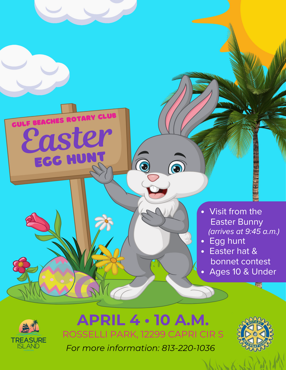 Rotary Club Easter Egg Hunt is April 4 at 10 a.m. at Rosselli Park