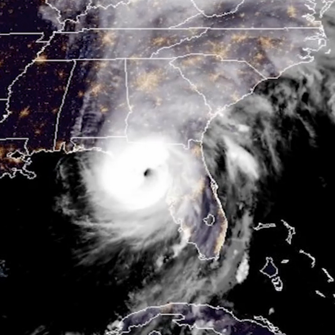 Satellite image of Hurricane Helene