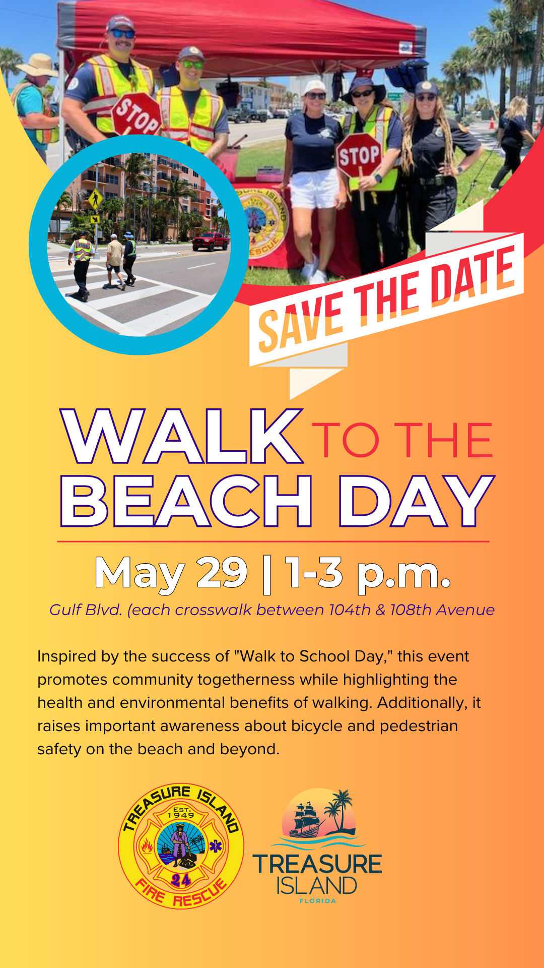 Save the date for Walk to the Beach Day happening on May 29 from 1 to 3 p.m.