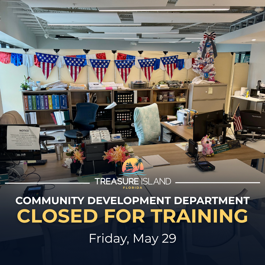 Community Development Department Closed Friday, May 29