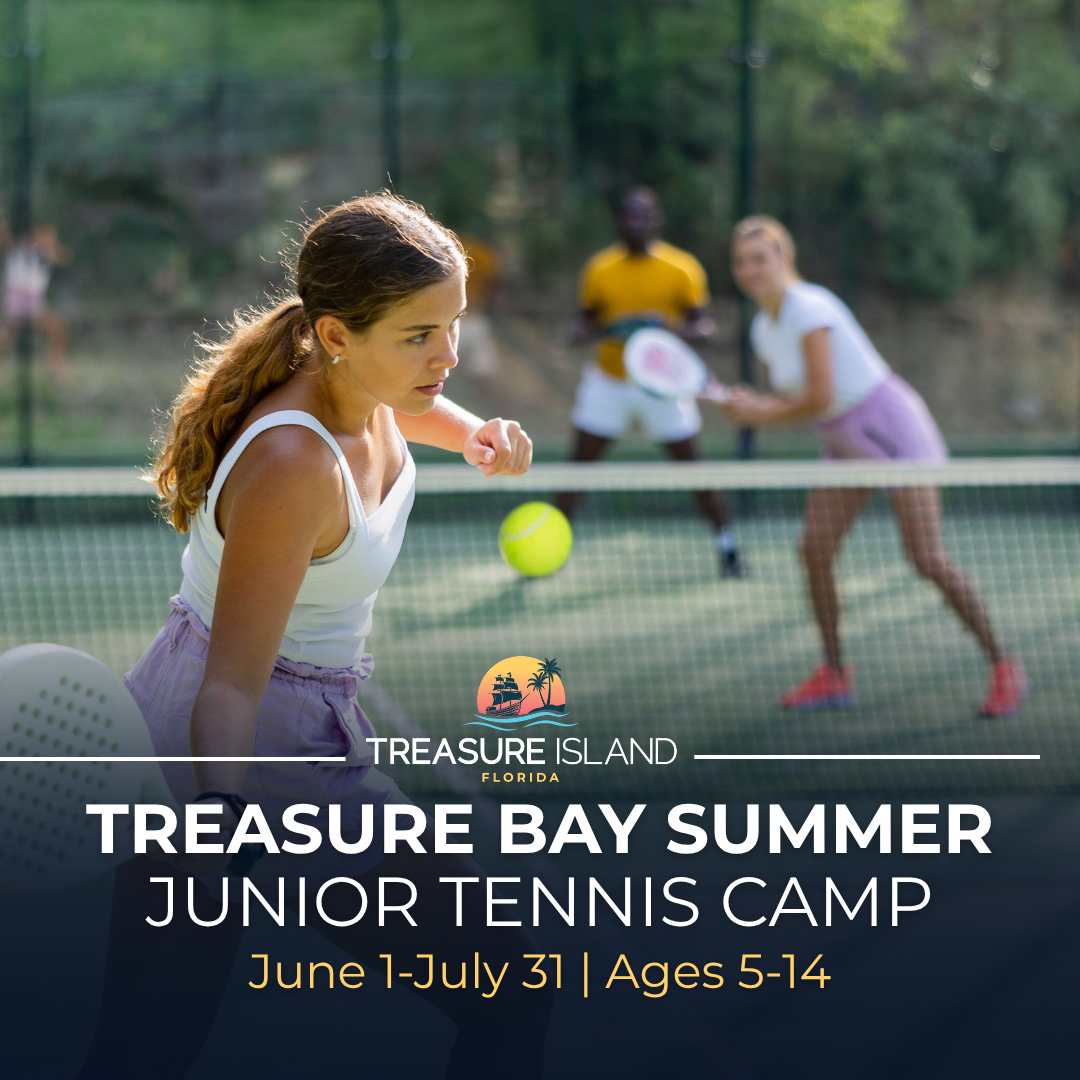 Treasure Bay Summer Junior Tennis Camp is June 1 through July 31