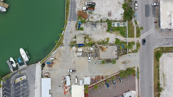 Aerial view of the master pump station