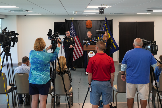 Media and TIPD news conference