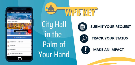 City Hall within the palm of your hand. Submit your request. Track your status. Make an impact