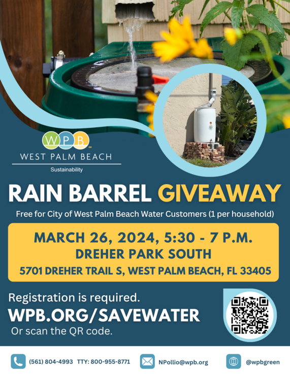 March 26 Rain Barrel Giveaway