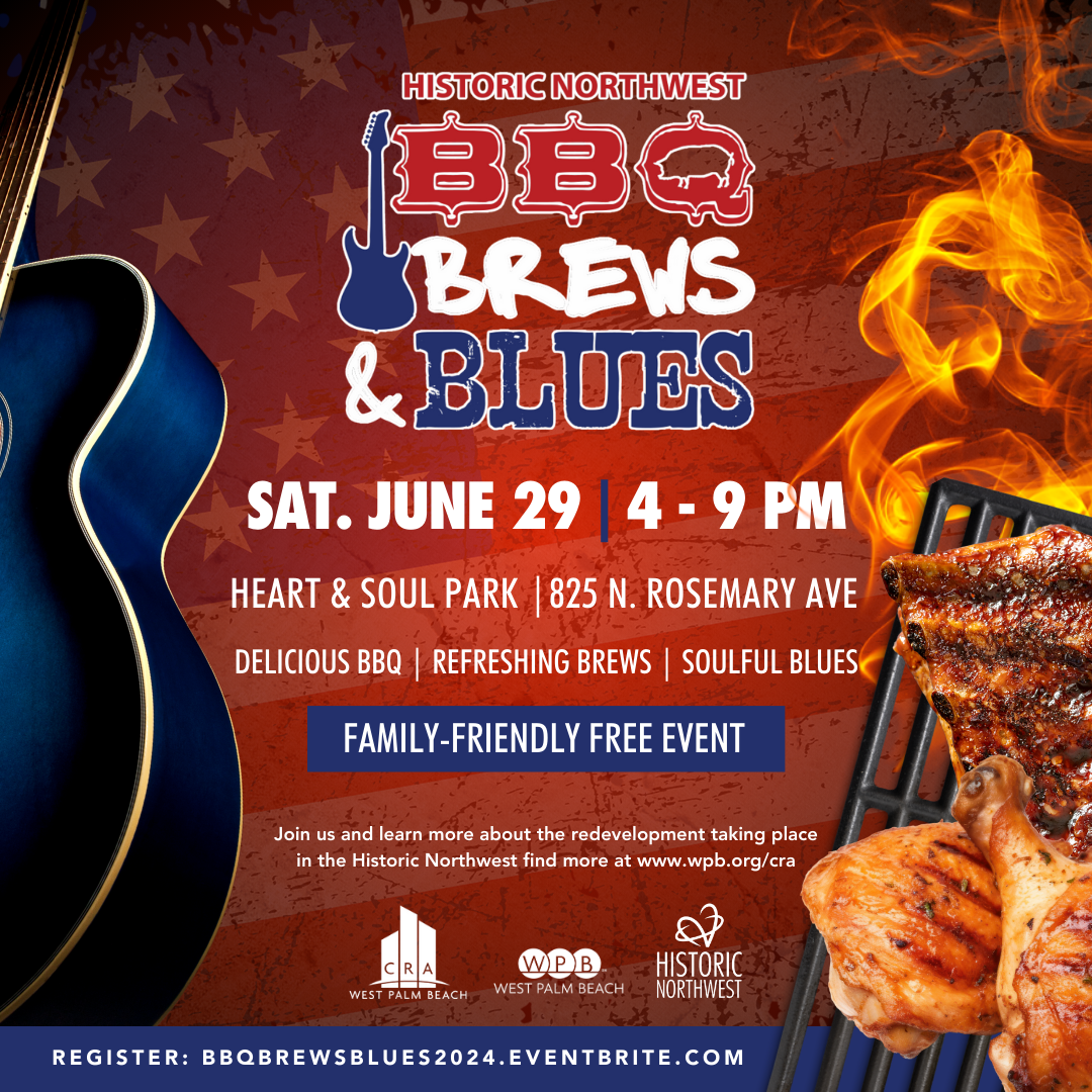 BBQ Brews & Blues Sat. June 29 Heart & Soul Park