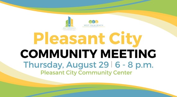 Pleasant City Community Center Meeting Thursday, August 29 at 6:00 p.m., CRA 