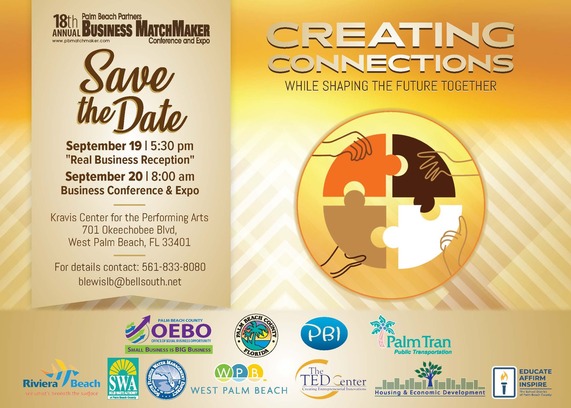 Creating Connections Save the Date. September 19 & 20 at the Kravis Center