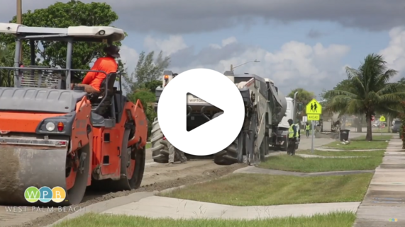 WPB-TV Video Roosevelt Estates Roadway Project Brings Big Improvements