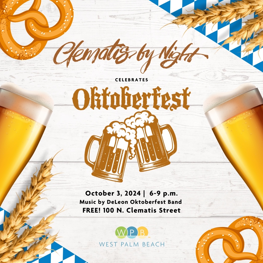 Oktoberfest — Clematis by Night on Thursday, Oct. 3