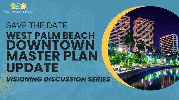 Downtown Master Plan visioning discussions for April/May Promo Graphic