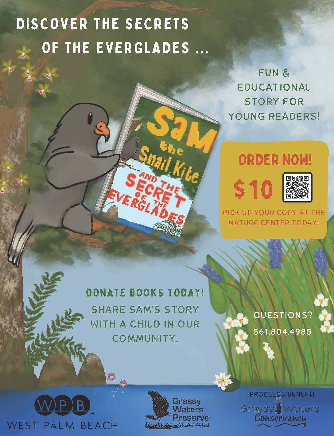 Book Order Now Flyer for Sam the Snail Kite