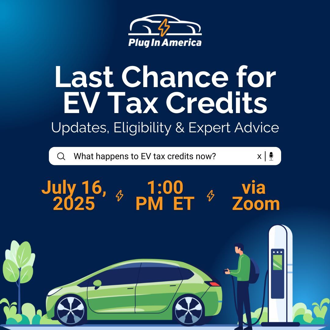 PlugShare EV Tax Credit Webinar