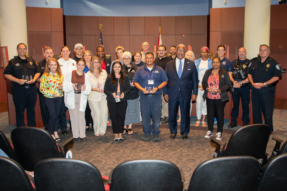 4th on Flagler Leadership awards 