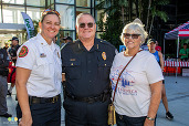 Chief Diana Matty, Chief and Mrs. Tony Araujo - a