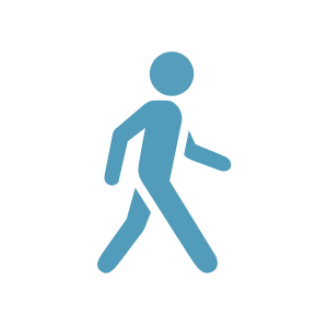walking person illustration 