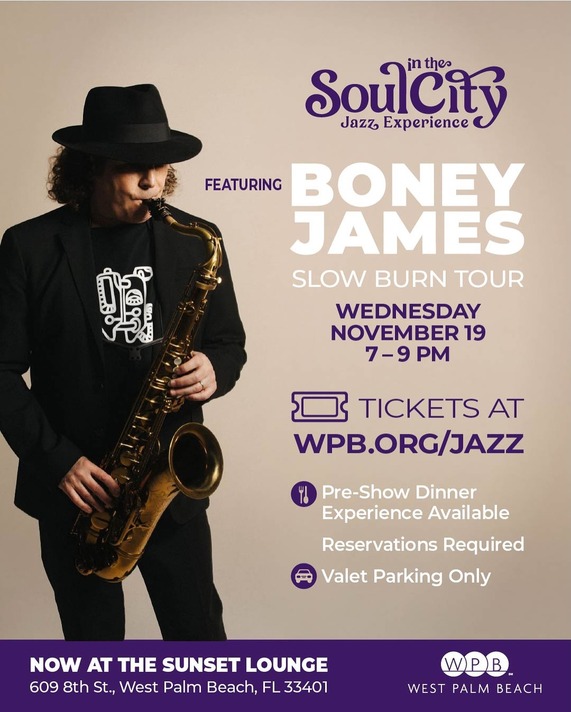 Boney James at the Sunset lounge November 2025 